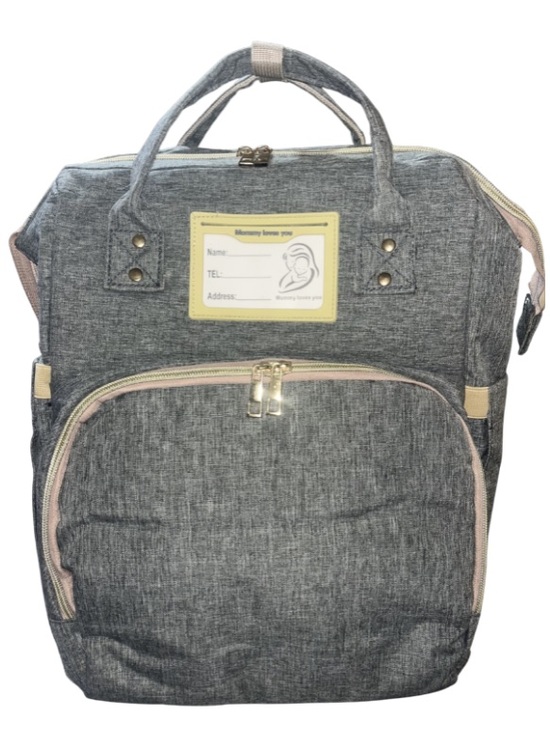 Handbags - 3-in-1 Multifunctional Diaper
Backpack w/Foldable
Changing Station Heather Grey